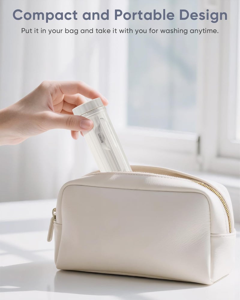 BATHKITY Portable Bidet for Travel, Multi- Bottle Compatible Handheld Bidet, 3 Water Pressure Modes, 180°Adjustable Nozzle, IPX6 Waterproof, White - Image 5